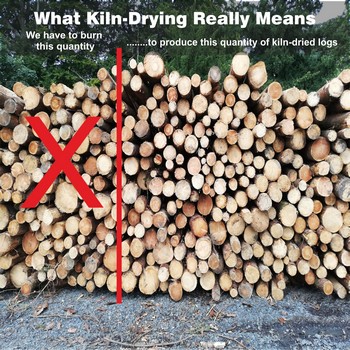 Air-Dried Logs Versus Kiln-Dried Logs