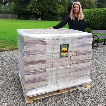 Champfleurie Premium Wood Fuel Briquettes Pallet of 96 Bags