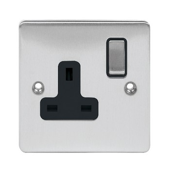 Additional Chrome Single Power Socket