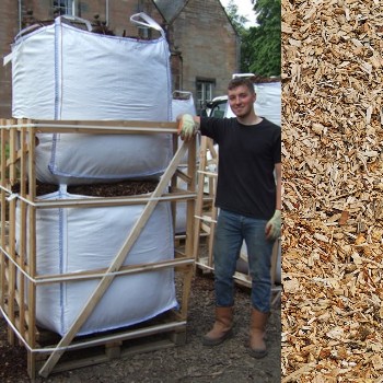 Double Giant Builder's Bag Freshly Cut Woodchip