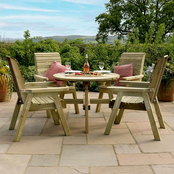 Freya Round Dining Set