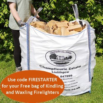 Giant Builder's Bag Air-Dried Hardwood Logs