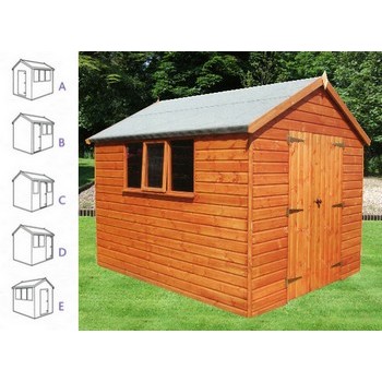 TGB Heavy Duty Apex Shed - Premier - 12ft Gables