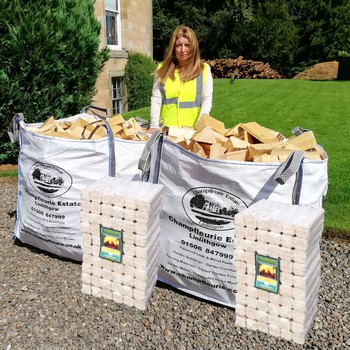 Two Laird's Choice - Kiln-Dried Hardwood Logs 