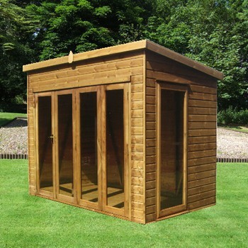 TGB Pent Summerhouse with Folding Doors