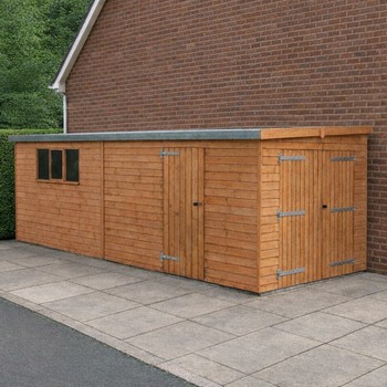 TGB Pent Garage - Premier - 12ft Gables