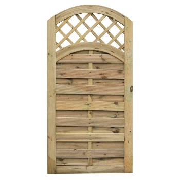 San Remo Bowtop Gate with Trellis