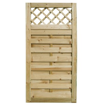 San Remo Flat Top Gate with Trellis