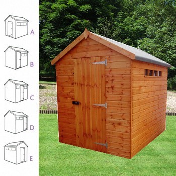 TGB Security Apex Shed