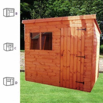 TGB Standard Pent Shed