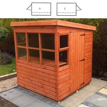 TGB Sunflower Potting Shed