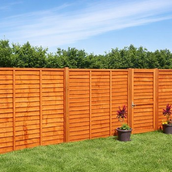 Waney Lap Fence Panel - Preservative Dipped