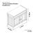 Terraza Outdoor Kicthen Double Unit - Size Diagram