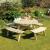 Rose Round Picnic Table