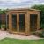 Corner Summerhouse with Sunroom Windows