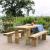 Rebecca Sleeper Table and Bench Set