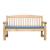 Emily 5ft Bench - Grey Seat Pad 