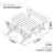 Harriet Table and 2 Bench Set - Size Diagram