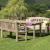 Emily Table and 2 Bench Set