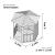 Tatton Gazebo - Size Diagram