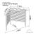 Ludlow Corner Pergola with Back Panels - Size Diagram