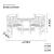 Emily Love Seat - Size Diagram