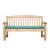Emily 5ft Bench - Green Seat Pad