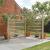 Ludlow Corner Pergola with Back Panels