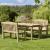 Emily Table and 2 Bench Set