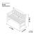 Emily 4ft Bench - Size Diagram