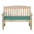 Emily 4ft Bench - Green Seat Pad